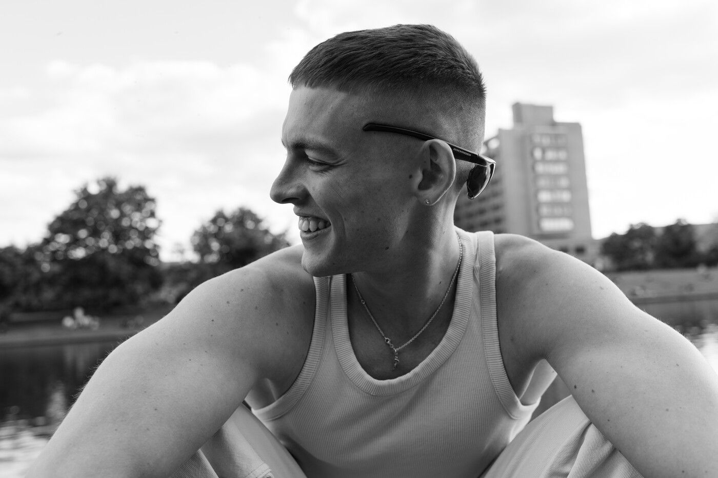 Jerry Vsan Nahaufnahme während des Auftritts