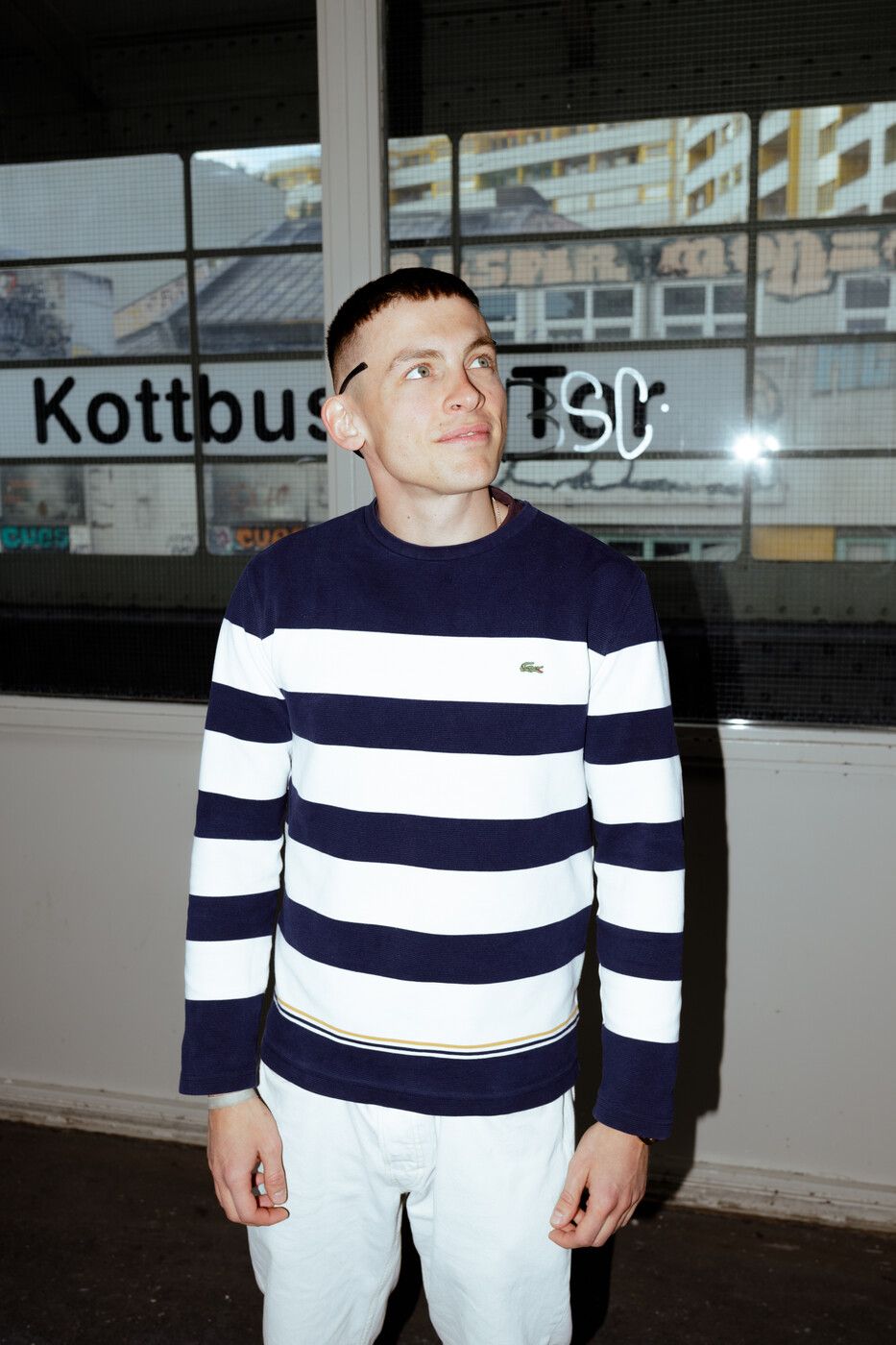 Jerry Vsan unter dem Spotlight